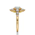 Pierścionek z owalnym diamentem 0.40 ct SBPZ_036